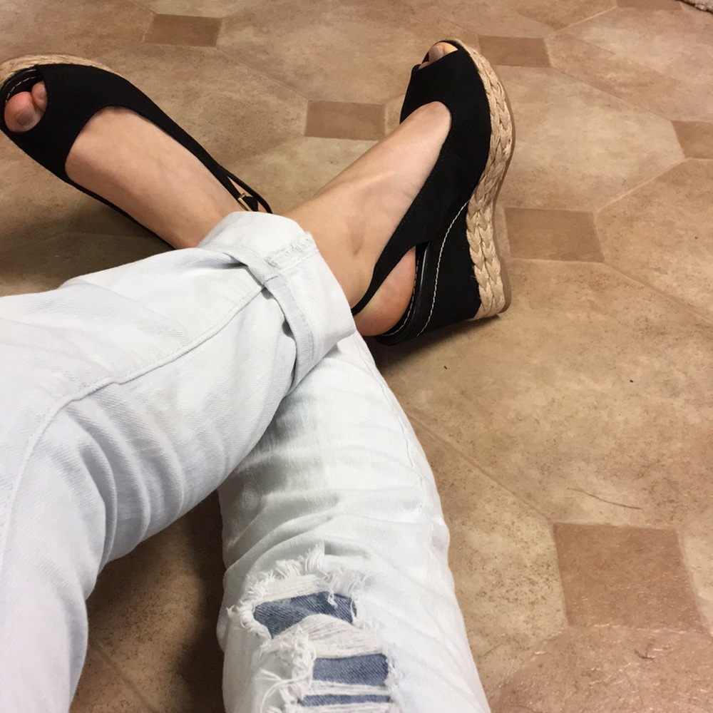 Black heels